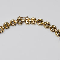 Stunning 18K Yellow Gold Emerald & Diamond Necklace