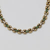 Stunning 18K Yellow Gold Emerald & Diamond Necklace