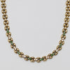 Stunning 18K Yellow Gold Emerald & Diamond Necklace