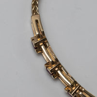 Gorgeous 9K Ruby Foxtail Chain Bracelet