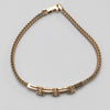 Gorgeous 9K Ruby Foxtail Chain Bracelet