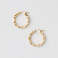 Gold Chunky Hoop Earrings