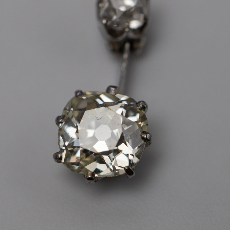 vintage diamond pendant close up 2 