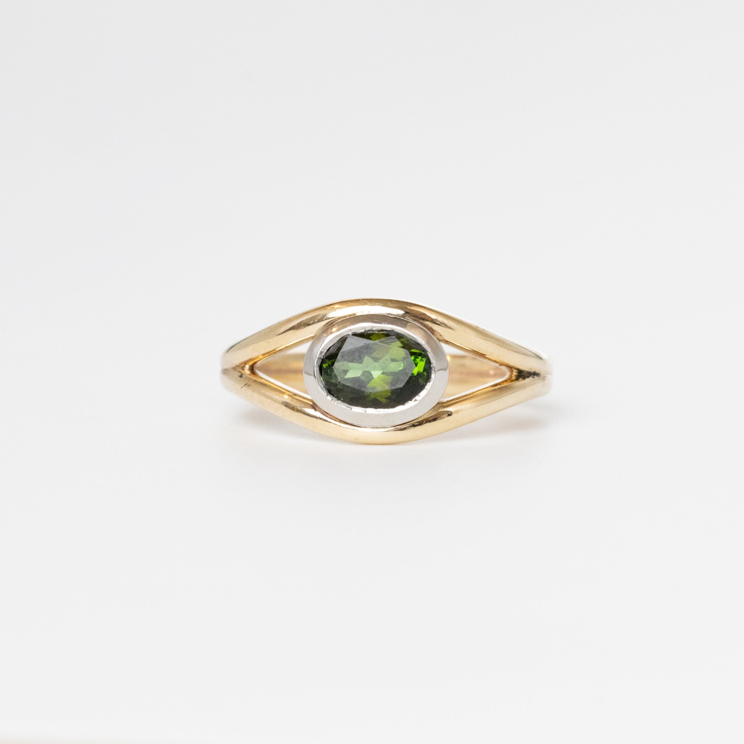 Green Tourmaline Ring