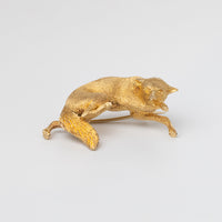 18K Yellow Gold Fox Brooch