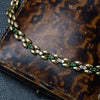 Stunning 18K Yellow Gold Emerald & Diamond Necklace
