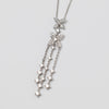 An Elegant 18K White Gold Diamond Pendant