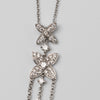 An Elegant 18K White Gold Diamond Pendant