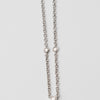 18K Ruby And Diamond Pendant On 18 Inch Chain
