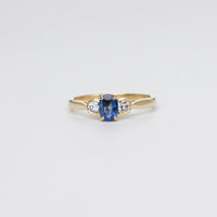 Sapphire And Diamond Trilogy Ring