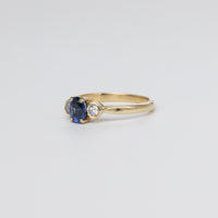 Sapphire And Diamond Trilogy Ring