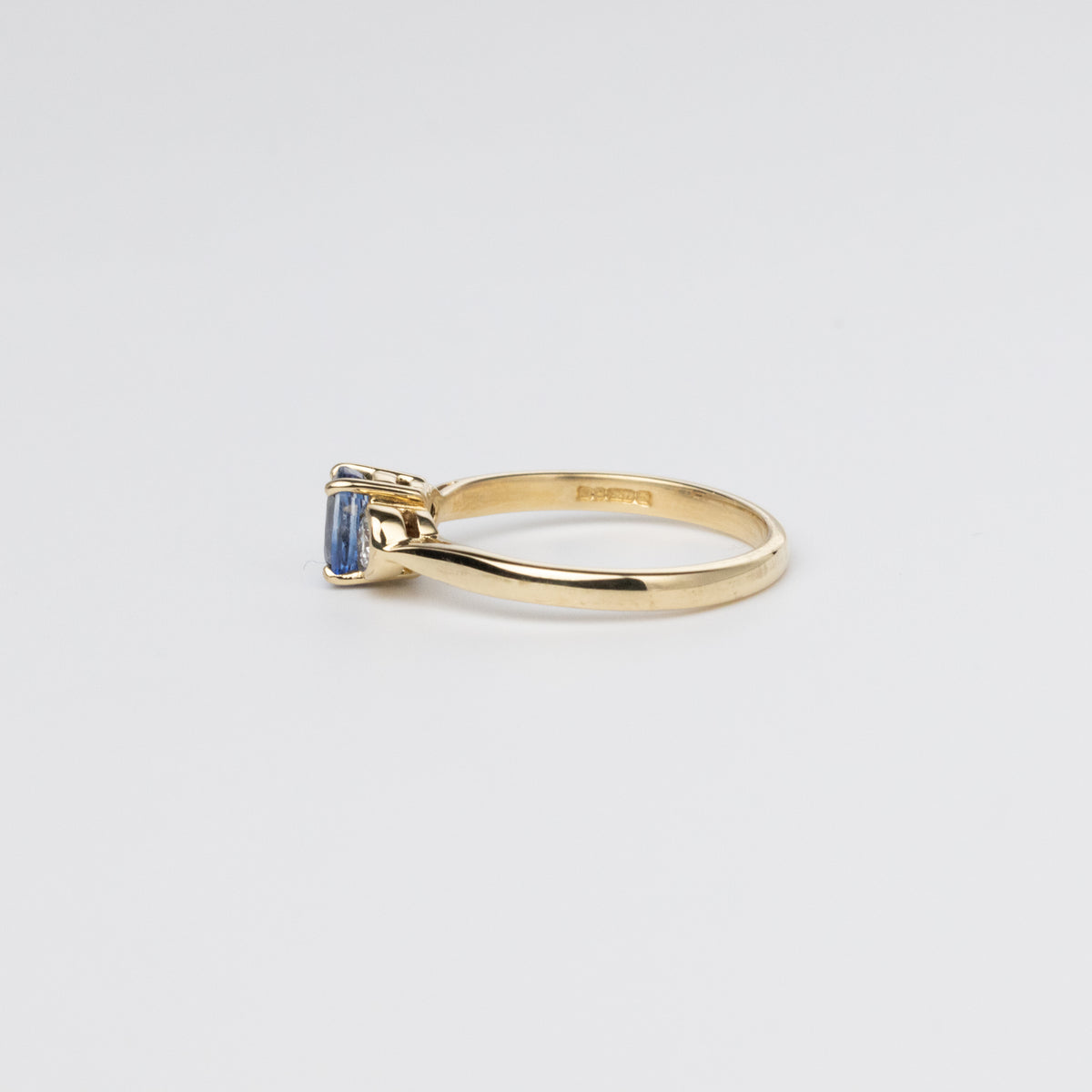 Sapphire And Diamond Trilogy Ring