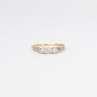 Dainty Trilogy Diamond Ring