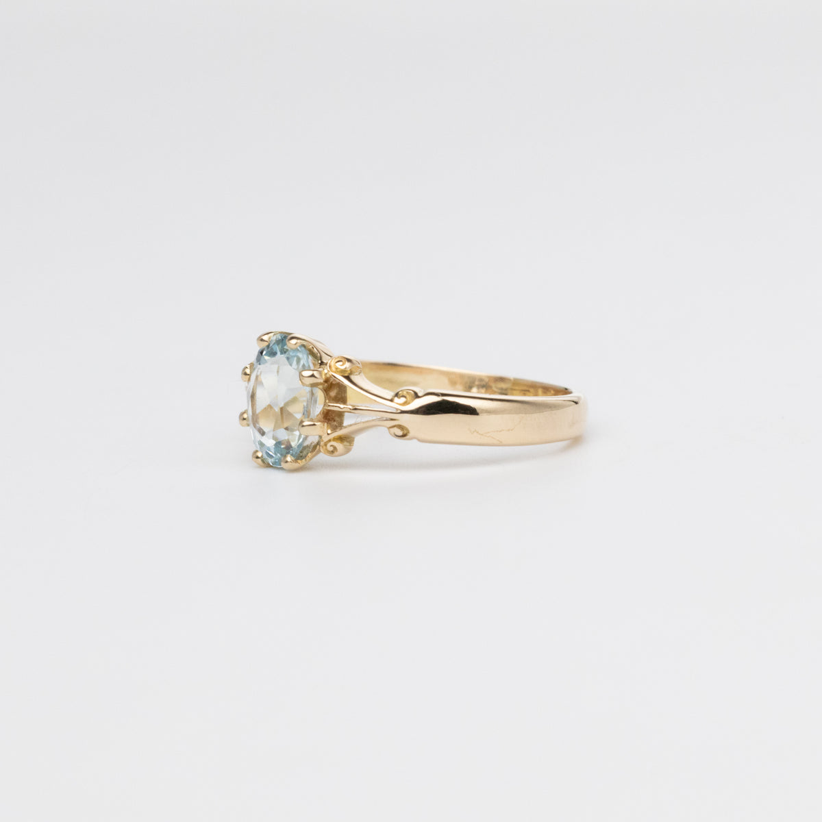 Antique Aquamarine Ring