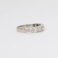 Modern Design Diamond Half Eternity Ring