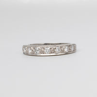 Modern Design Diamond Half Eternity Ring