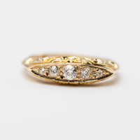 Vintage 18K Old Cut Diamond Ring