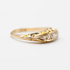 Vintage 18K Old Cut Diamond Ring