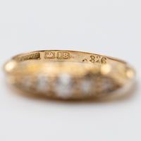 Vintage 18K Old Cut Diamond Ring