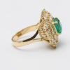 emerald and diamond ring right side 2 