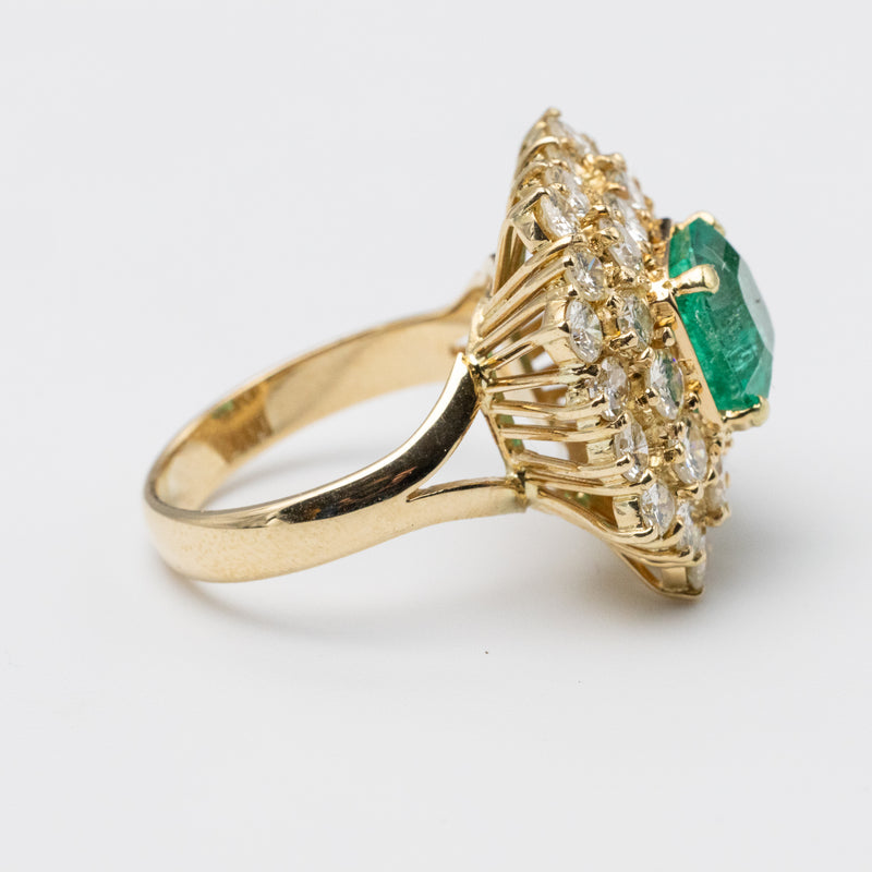 emerald and diamond ring right side 2 