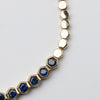 Gold Sapphire bracelet right side view