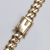 Cuban Curb Chain clasp close up