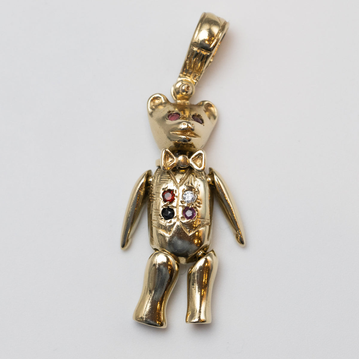 9K Teddy Bear Pendant