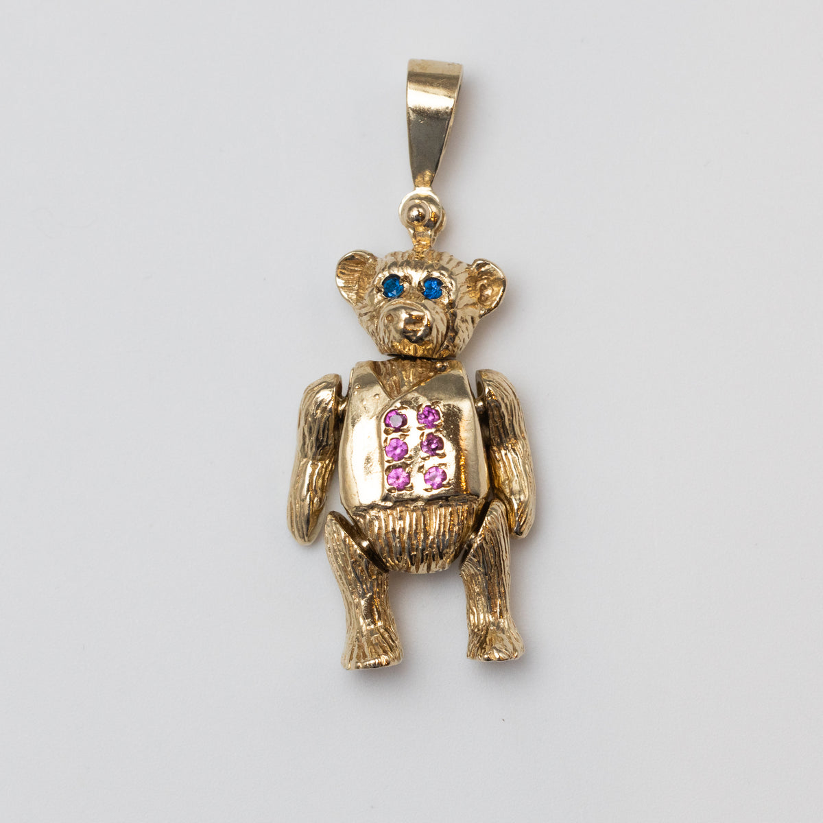 9K Teddy Pendant