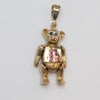 9K Teddy Pendant