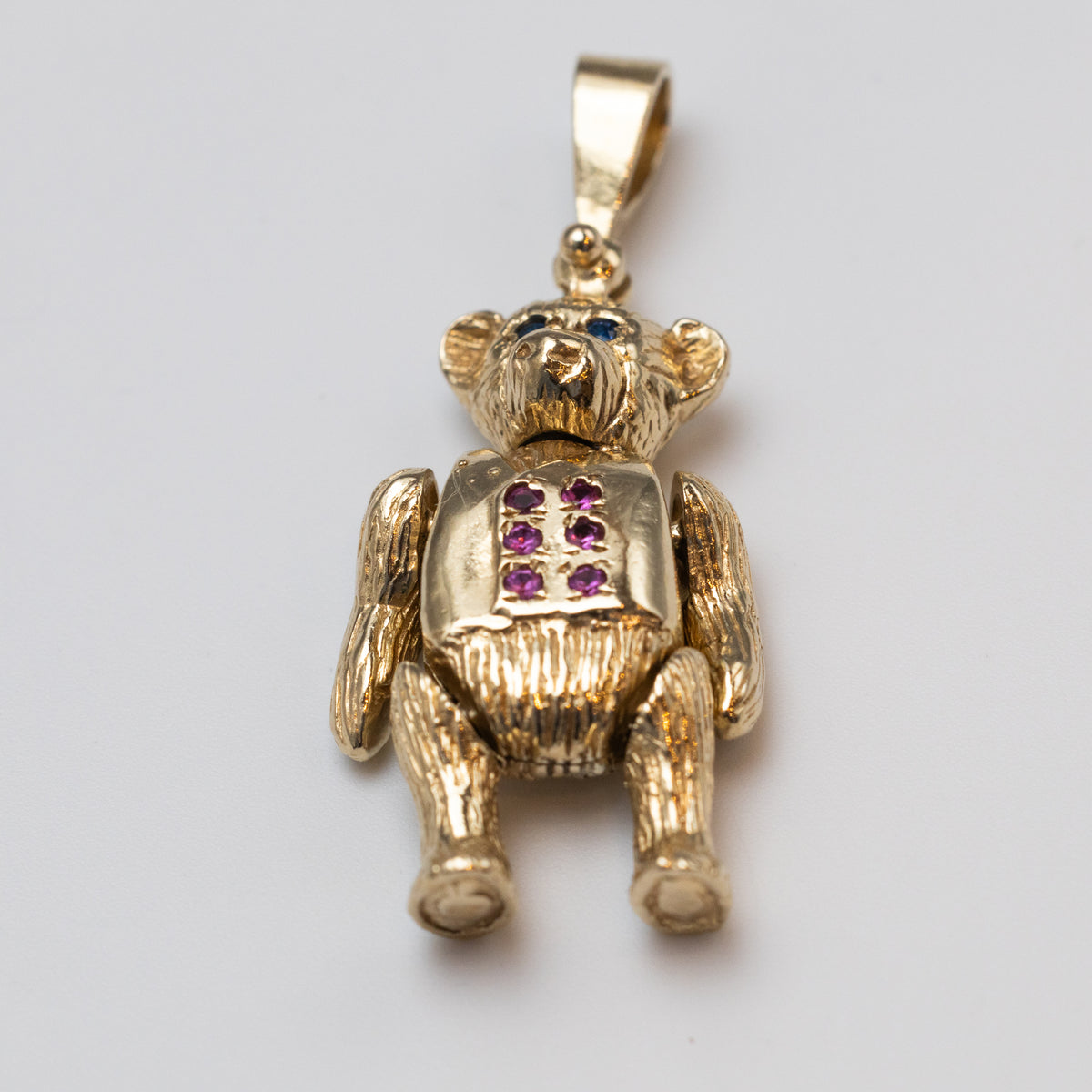 9K Teddy Pendant