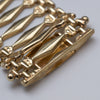9K Gold Gate Style Bracelet