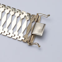 9K Gold Gate Style Bracelet