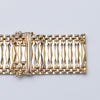 9K Gold Gate Style Bracelet