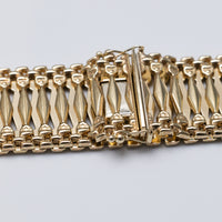 9K Gold Gate Style Bracelet