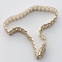 9K Gold Gate Style Bracelet