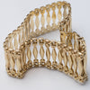 9K Gold Gate Style Bracelet