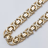 9K Gold Byzantine Bracelet