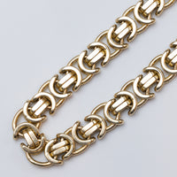 9K Gold Byzantine Bracelet