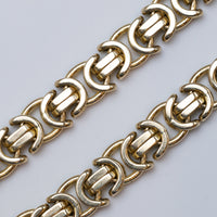 9K Gold Byzantine Bracelet