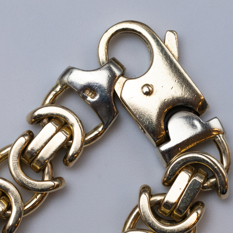 9K Gold Byzantine Bracelet