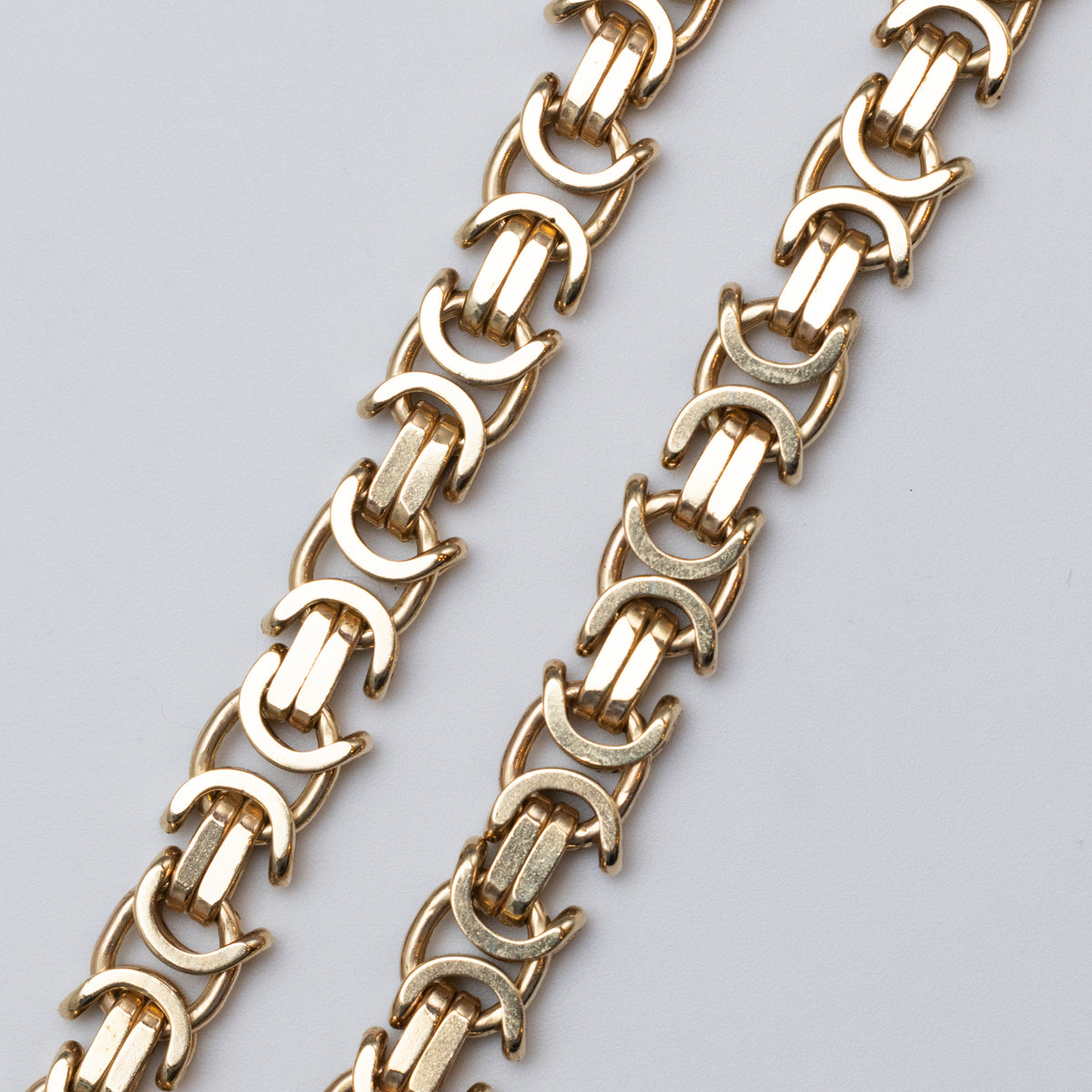 9K Gold Byzantine Necklace