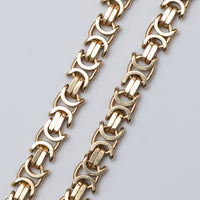 9K Gold Byzantine Bracelet