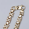 9K Gold Byzantine Bracelet