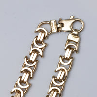9K Gold Byzantine Bracelet