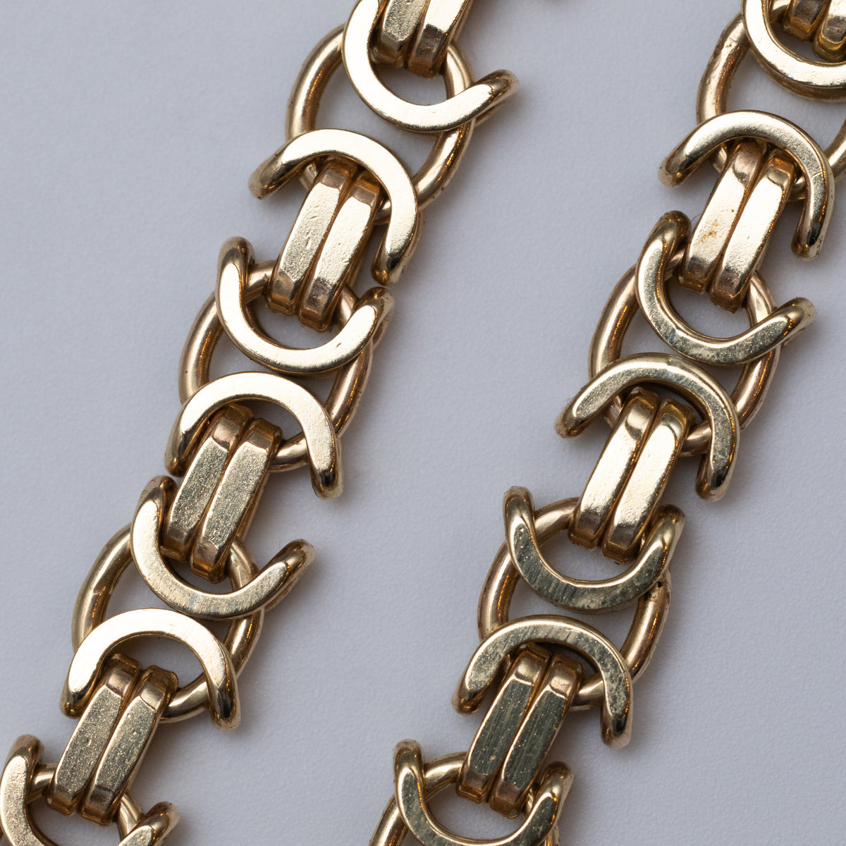 9K Gold Byzantine Necklace