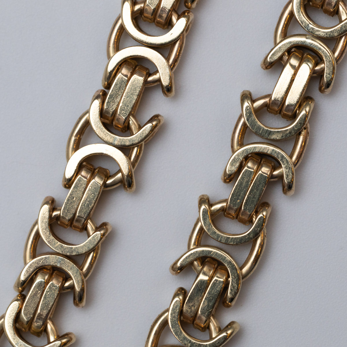 9K Gold Byzantine Necklace