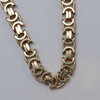 9K Gold Byzantine Bracelet