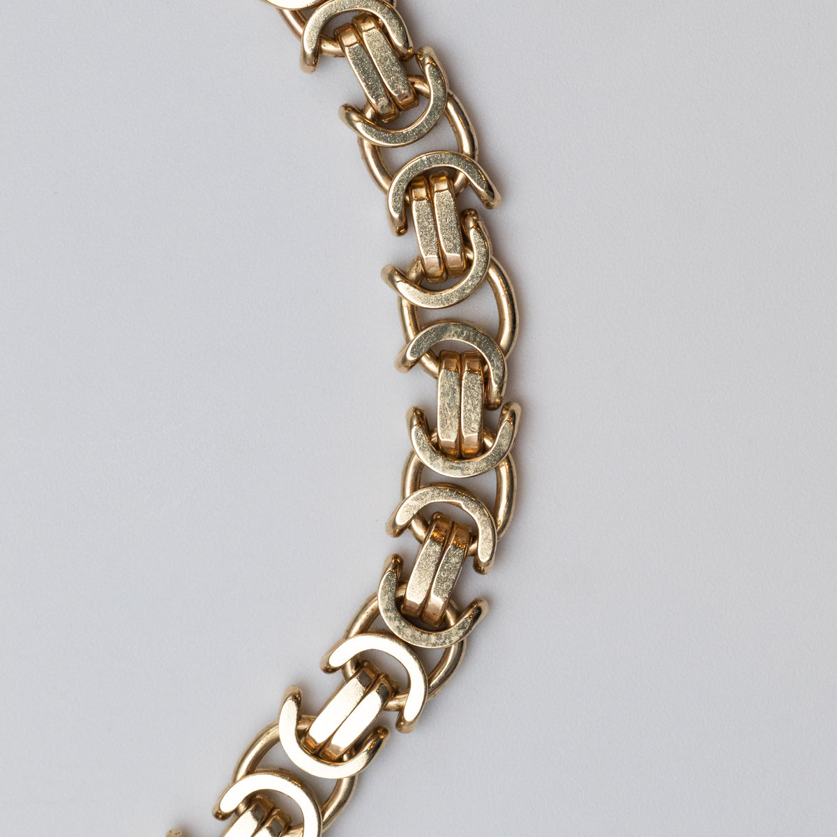 9K Gold Byzantine Necklace