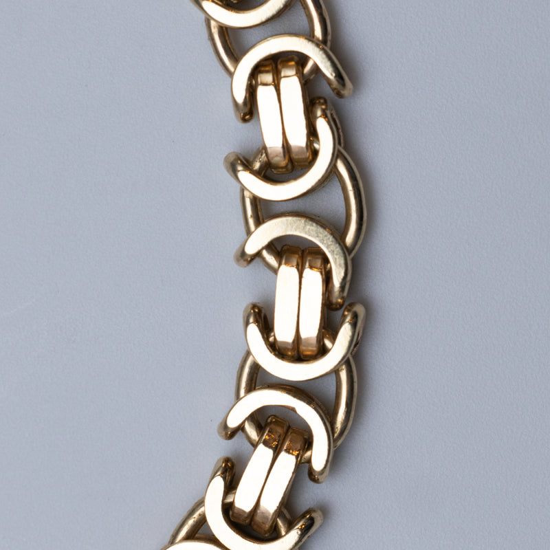 9K Gold Byzantine Bracelet